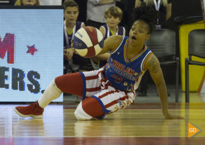 Espectáculo de los Harlem Globetrotters en el palacio de los deportes de Granada