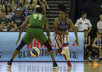 Espectáculo de los Harlem Globetrotters en el palacio de los deportes de Granada