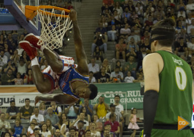 Espectáculo de los Harlem Globetrotters en el palacio de los deportes de Granada