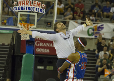 Espectáculo de los Harlem Globetrotters en el palacio de los deportes de Granada