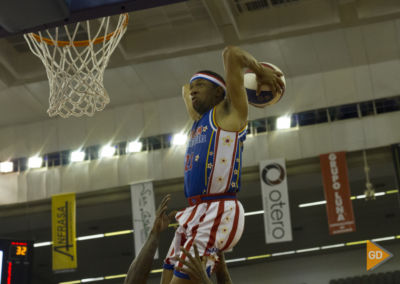 Espectáculo de los Harlem Globetrotters en el palacio de los deportes de Granada