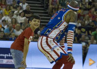 Espectáculo de los Harlem Globetrotters en el palacio de los deportes de Granada