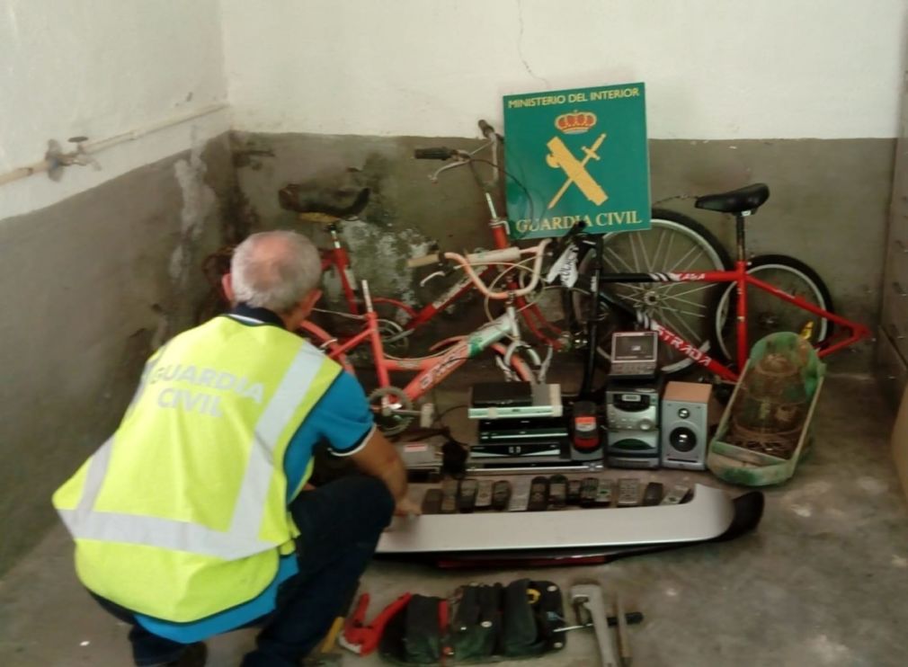 Bicicletas recuperadas tras un robo