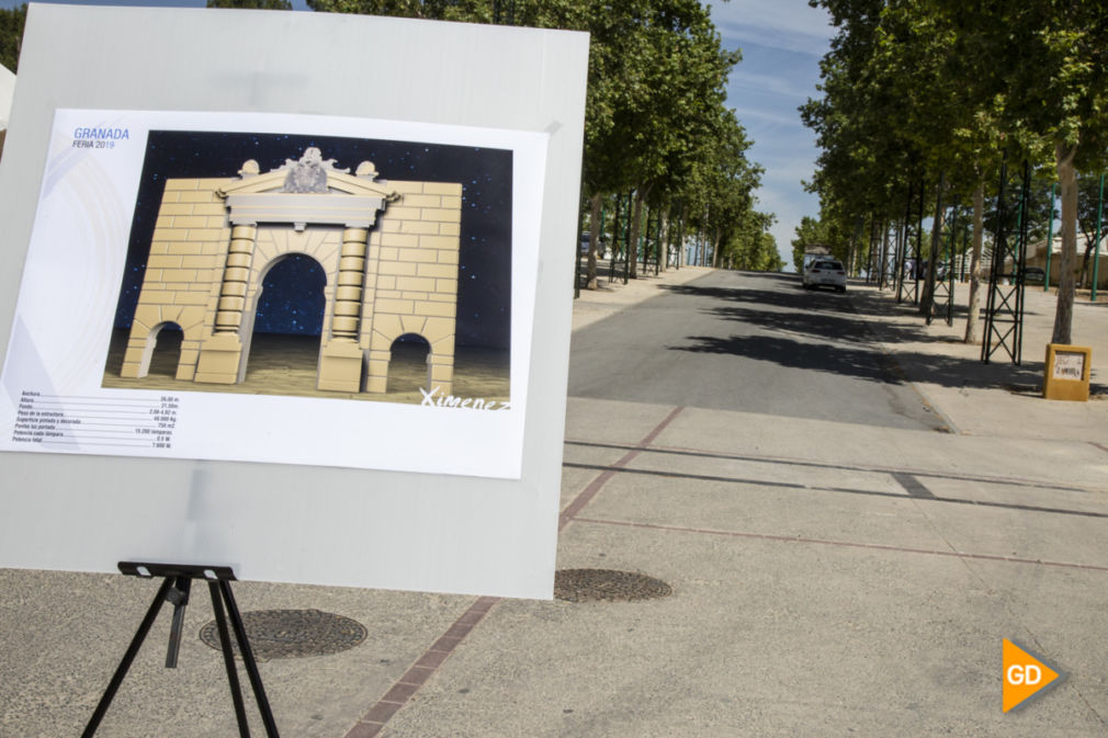 presentacion de la nueva portada del ferial para el Corpus 2019