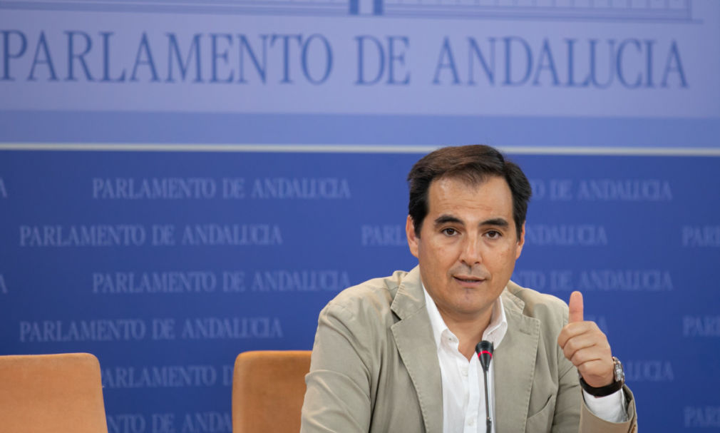 Rueda de prensa del portavoz parlamentario del PP-A, José Antonio Nieto.