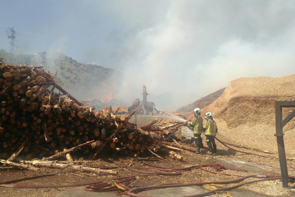 incendio huescar fabrica pellets