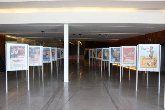 Algunos de los carteles expuestos en el Parque de las ciencias | Foto: Gabinete