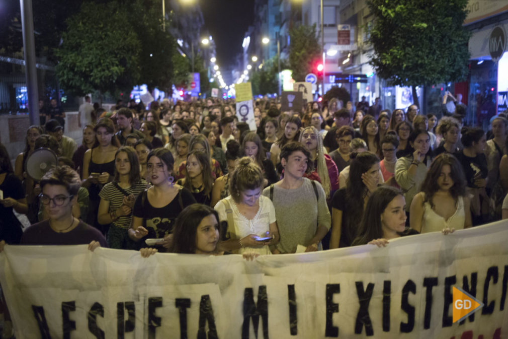 Manifestacion feminista en Granada
