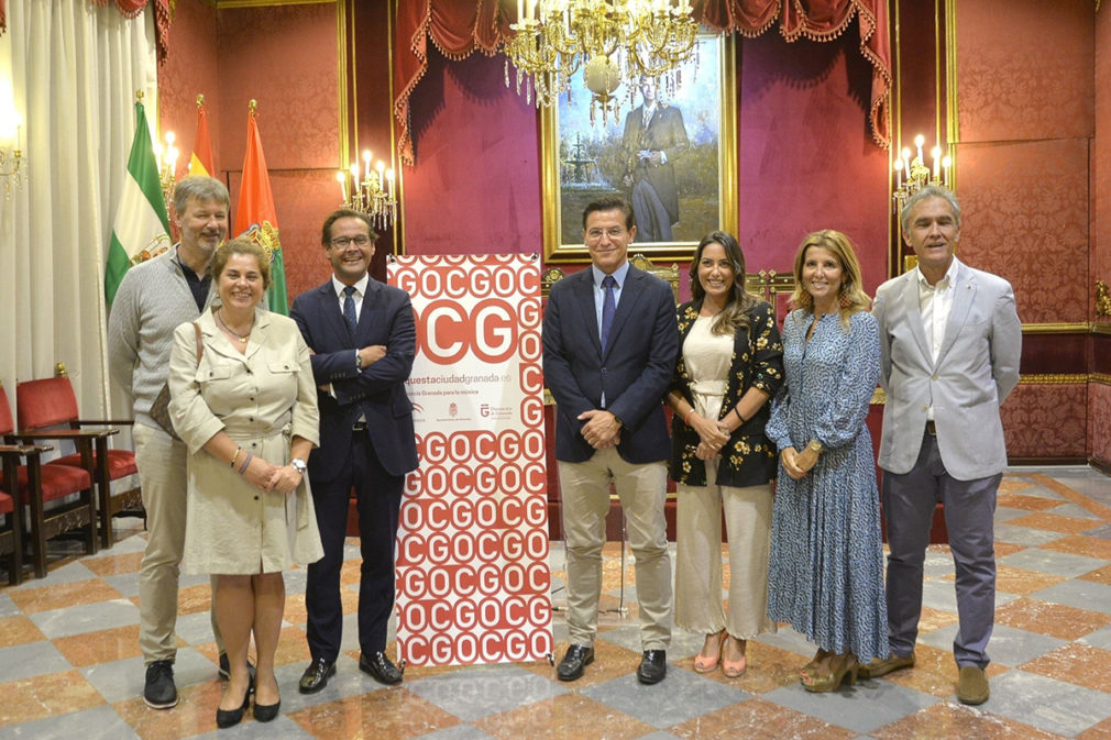 Presentación del concierto de inicio de temporada de la OCG en el Ayuntamiento de Granada