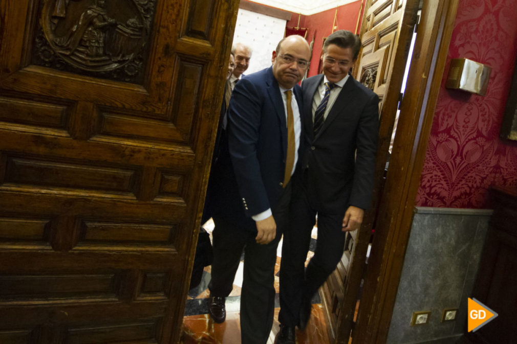 rueda de prensa de Luis Salvador y Sebastian Perez en el Ayuntamiento de Granada