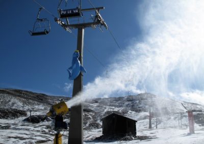 Cañón nieve en borreguiles