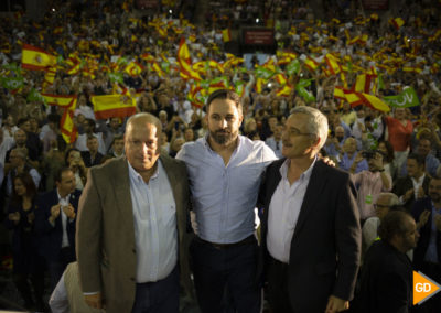 Mitin de Santiago Abascal en Granada