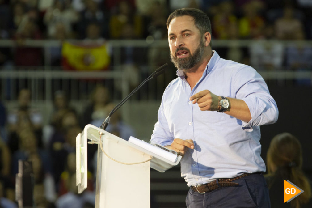 Mitin de Santiago Abascal en Granada