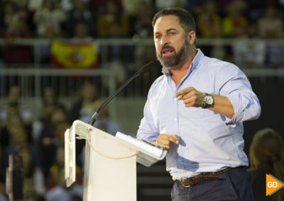 Mitin de Santiago Abascal en Granada