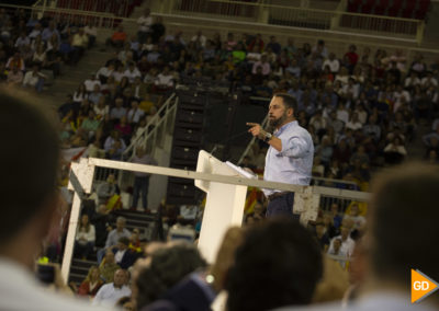 Mitin de Santiago Abascal en Granada