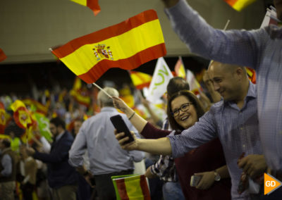 Mitin de Santiago Abascal en Granada