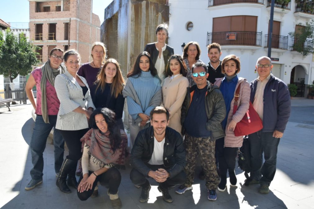 rodaje Postales desde la Alhambra en Lanjarón
