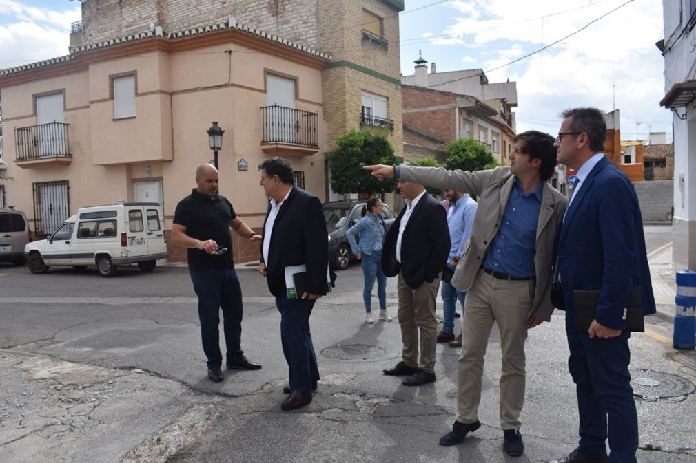 Arrancan las obras para paliar los efectos del temporal de lluvias en Churriana de la Vega