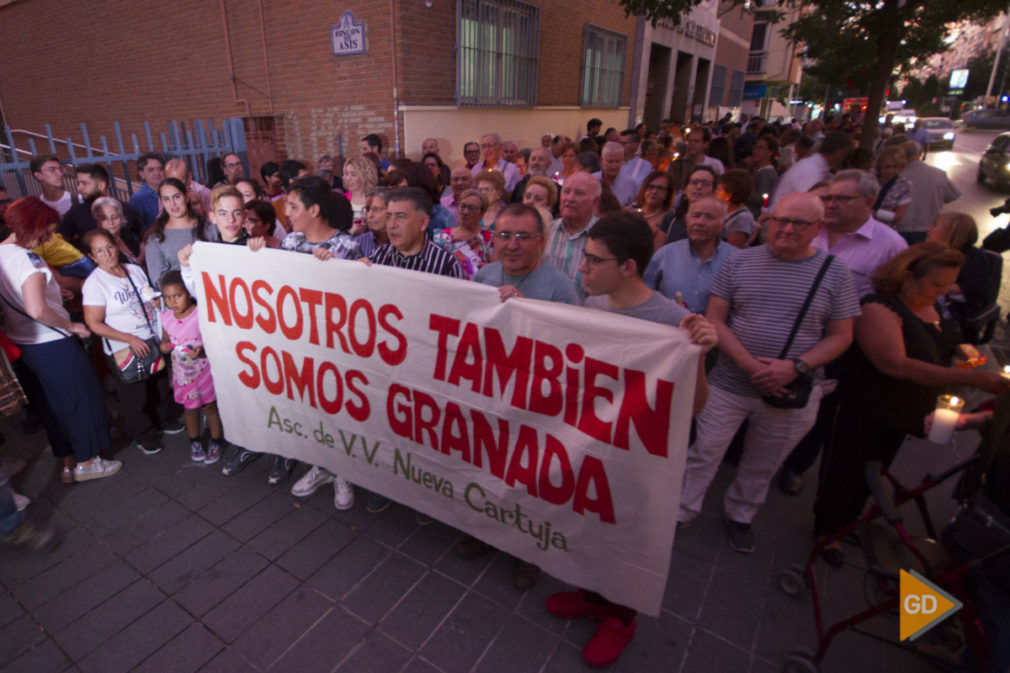 protesta por los cortes de luz en la zona norte de Granada