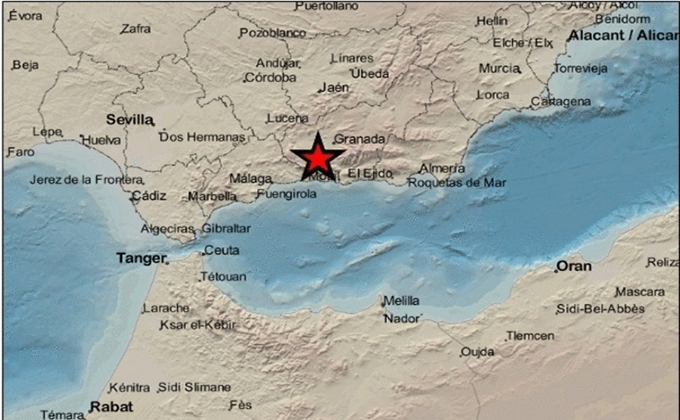 Terremoto de magnitud 2,9 con epicentro en Agrón