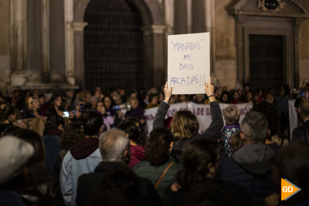 Protesta contra las manadas en Granada