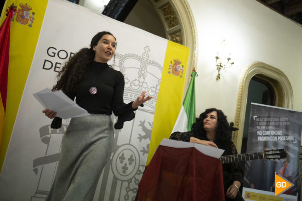 acto por el dia contra la violencia de genero en la subdelegacion de gobierno en Granada