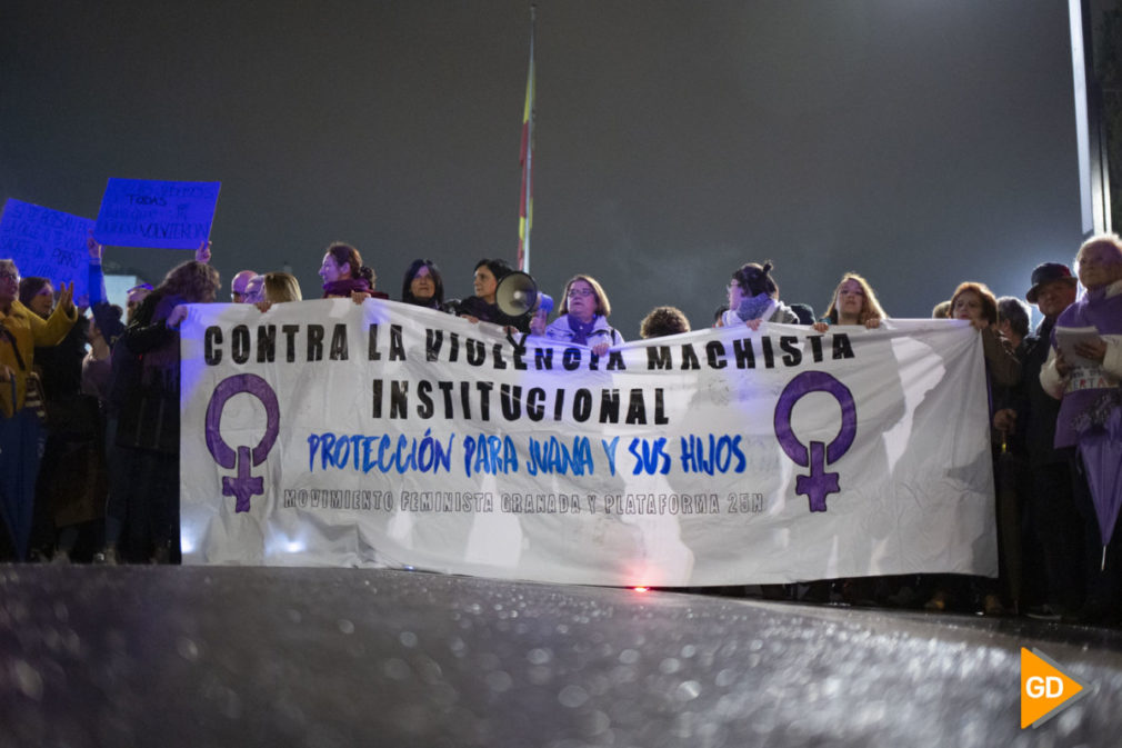 manifestacion contra la violecia de genero 25N en Granada