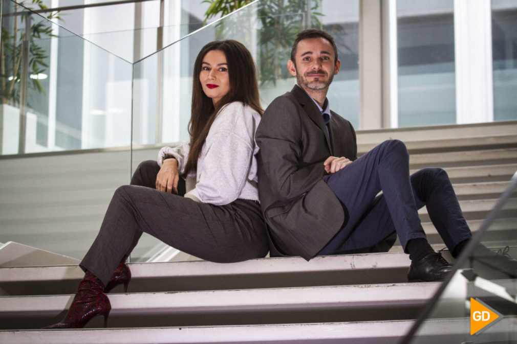 Entrevista a Mariam Chaaraddine y Antonio Espinosa en la Camara de Comercio de Granada