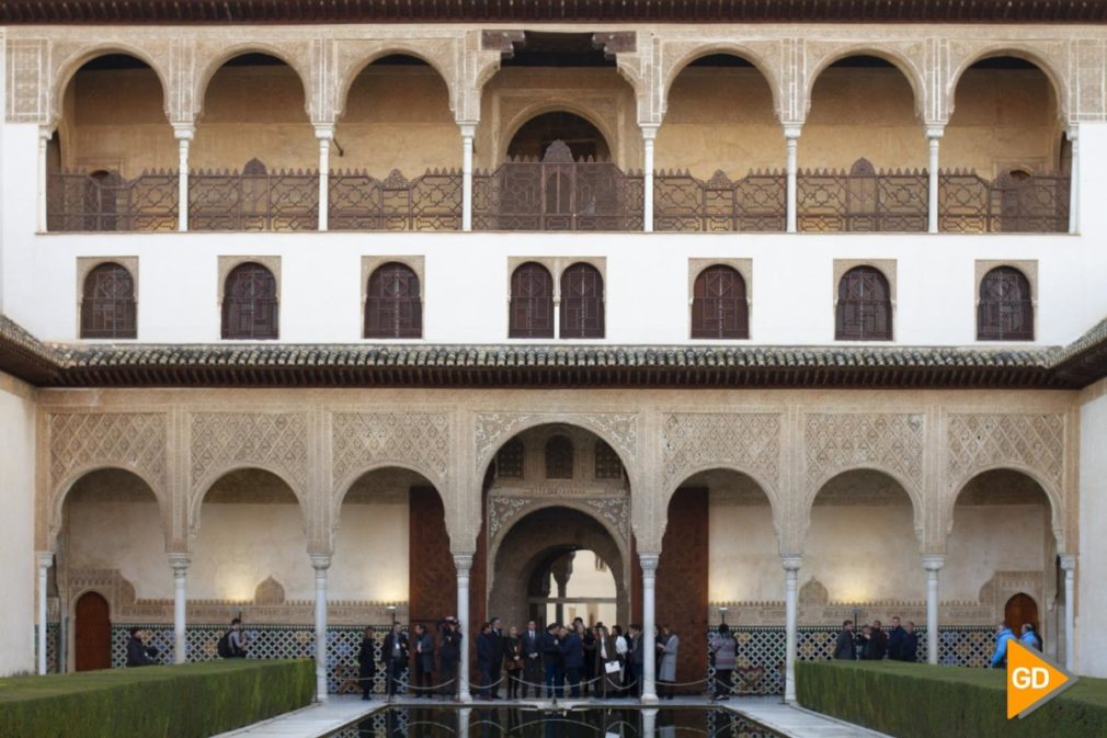 El consejero de la Presidencia, Administración Pública e Interior y las consejeras de Cultura y Fomento respectivamente visitan el conjunto monumental de la Alhambra y Generalife