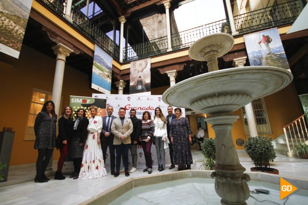 Presentacion del Salon de Moda Flamenca SIMOF en el patronato de turismo de Granada