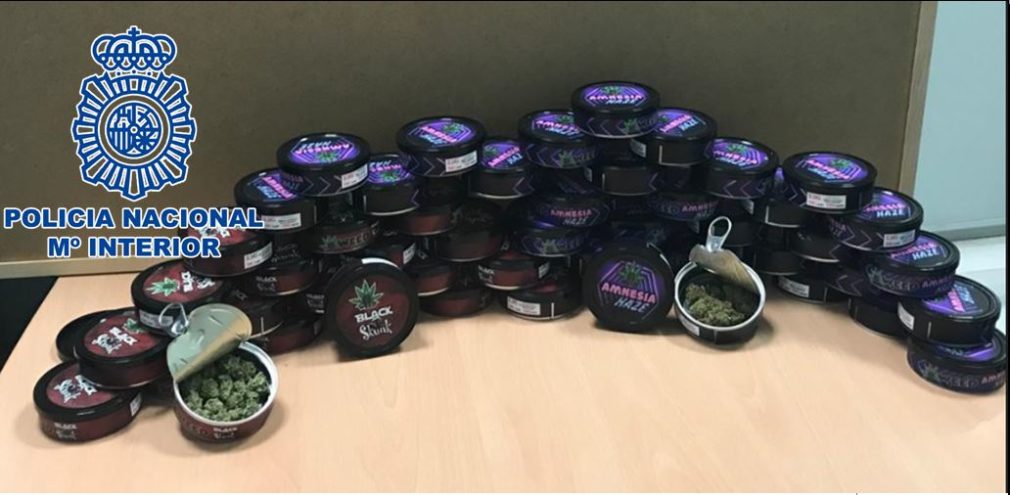 latas de conserva con marihuana