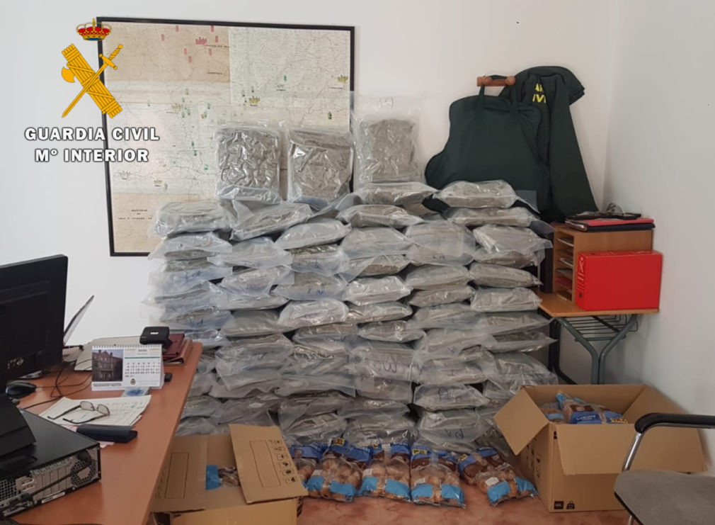 88 kilos de marihuana