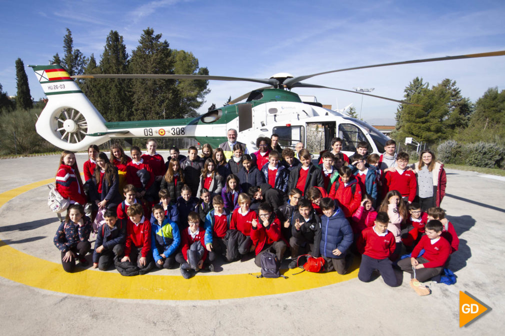 Visita de colegio a la sede del 112 en Granada