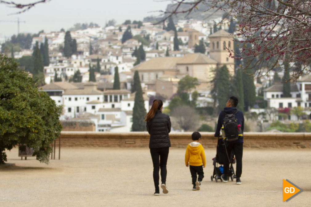 Alhambra tras el positivo de coronavirus en Granada