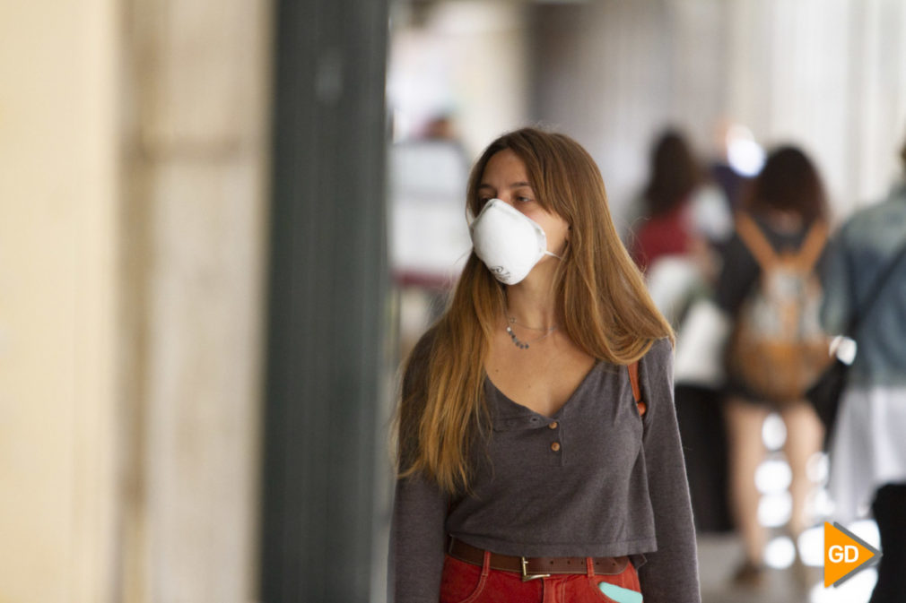 Mascarillas por coronavirus en Granada