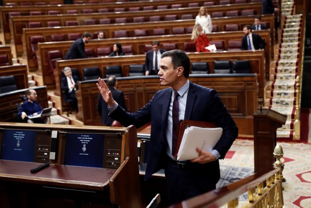 Pedro Sanchez en el Congreso