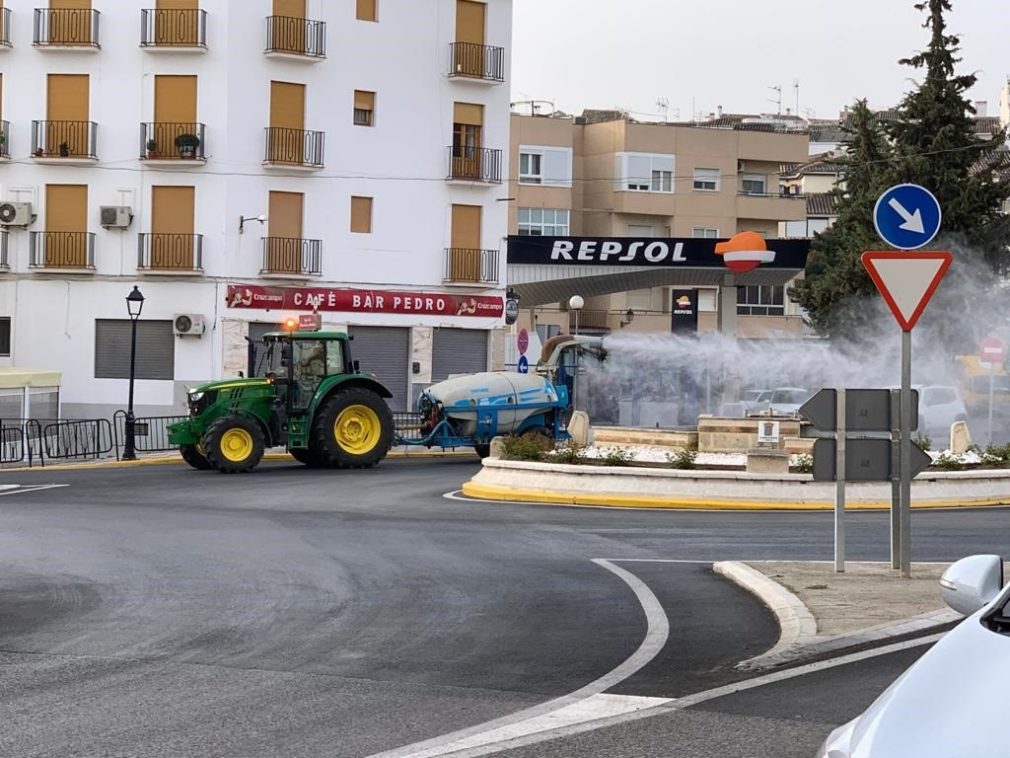 Granada.- Coronavirus.- Asaja Granada organiza equipos de agricultores para ayudar en labores de desinfección en pueblos