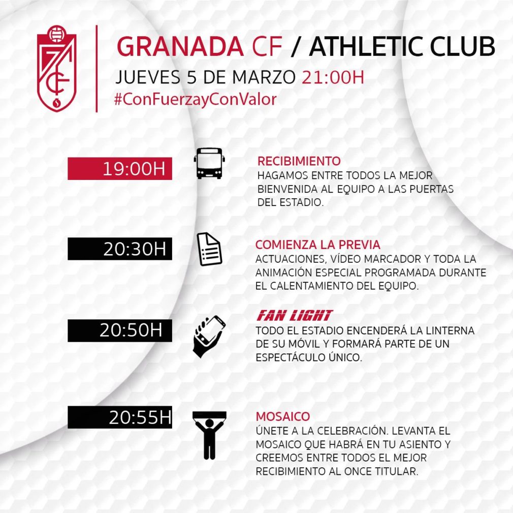 agenda granada cf athletic