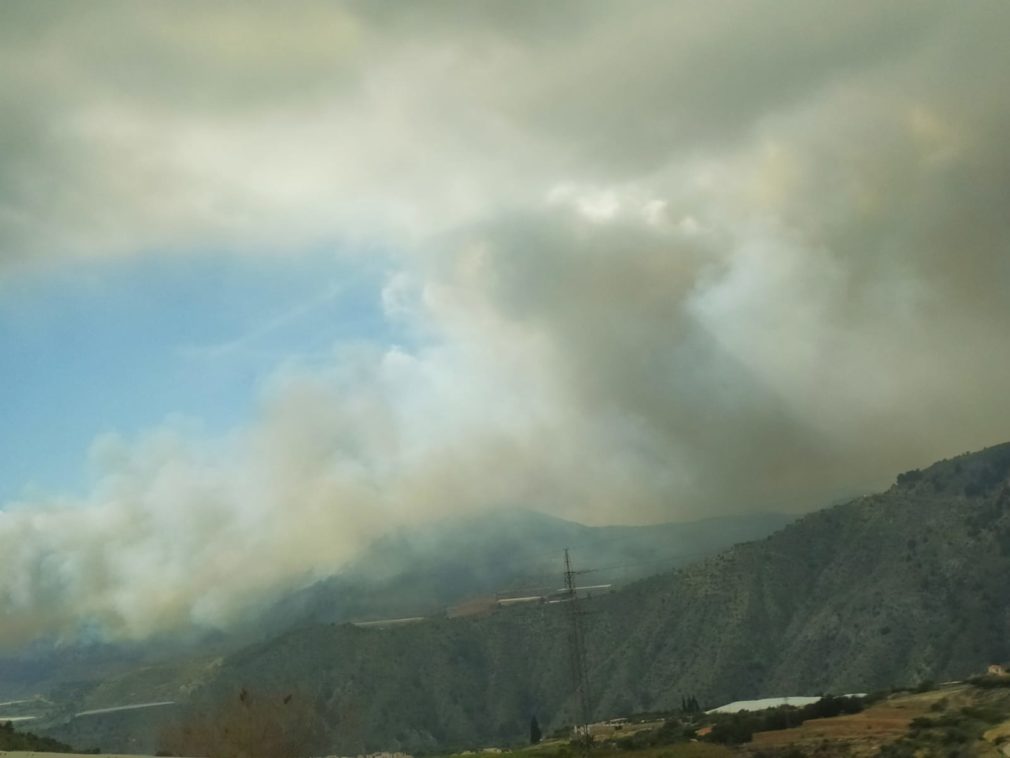 incendio velez de benaudalla Foto: Beatriz Vázquez