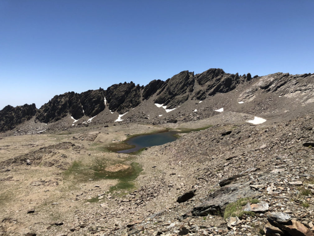 lagua alpina Rio Seco en Parque Nacional Sierra Nevada