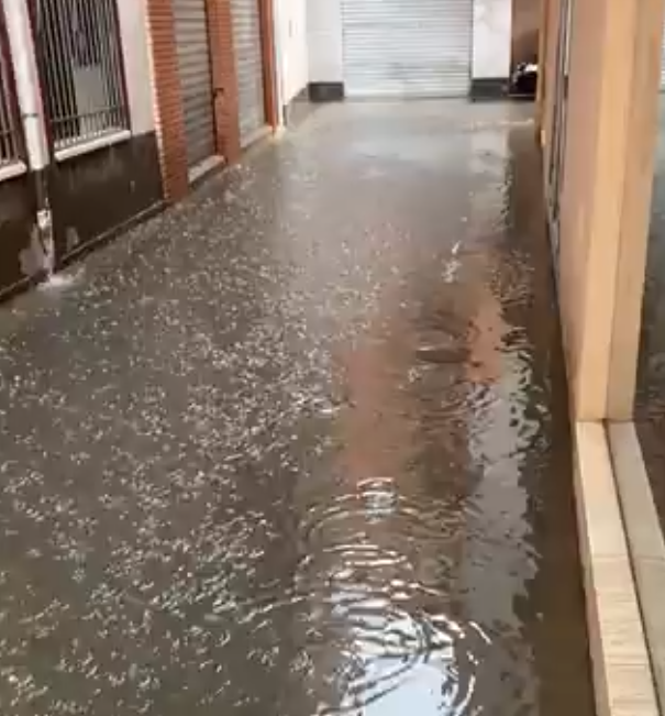 Tormenta en Guadix