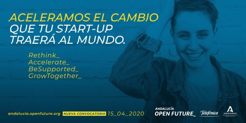 Imagen de la iniciativa Andalucía Open Future de la Consejería de Economía y Telefónica