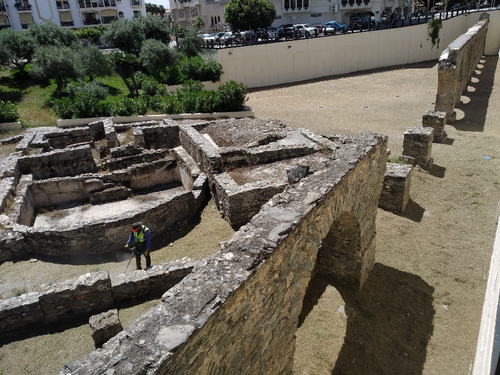 LIMPIEZA TERMAS Y ACUEDUCTO ROMANO 20