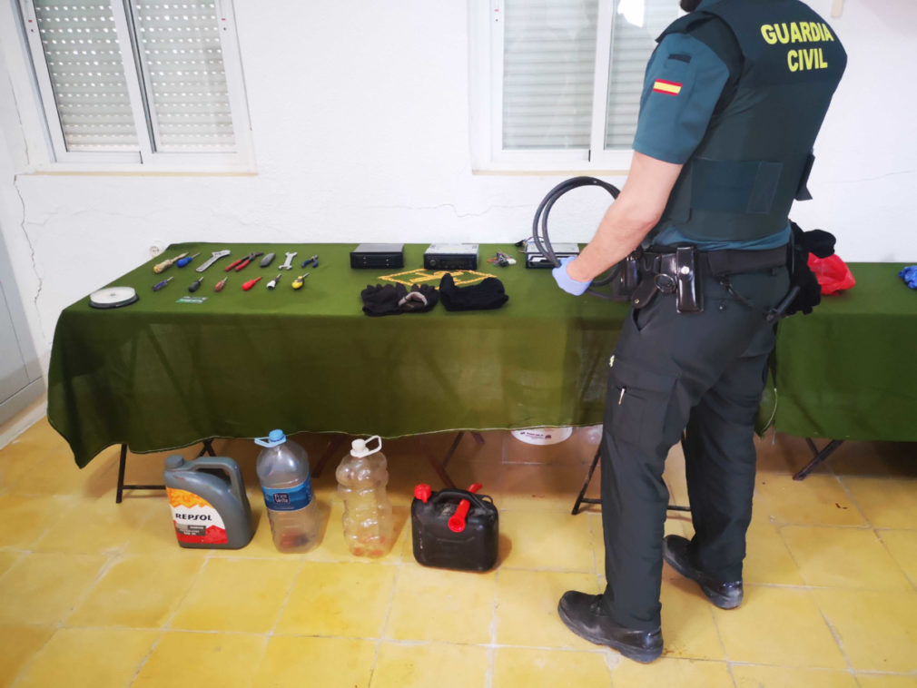 Robo guadahortuna guardia civil