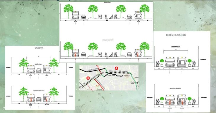 Integración de bicicleta en calzada