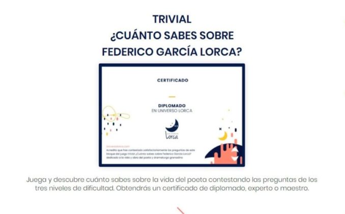 Juego tipo 'trivial' sobre Lorca - DIPUTACIÓN DE GRANADA