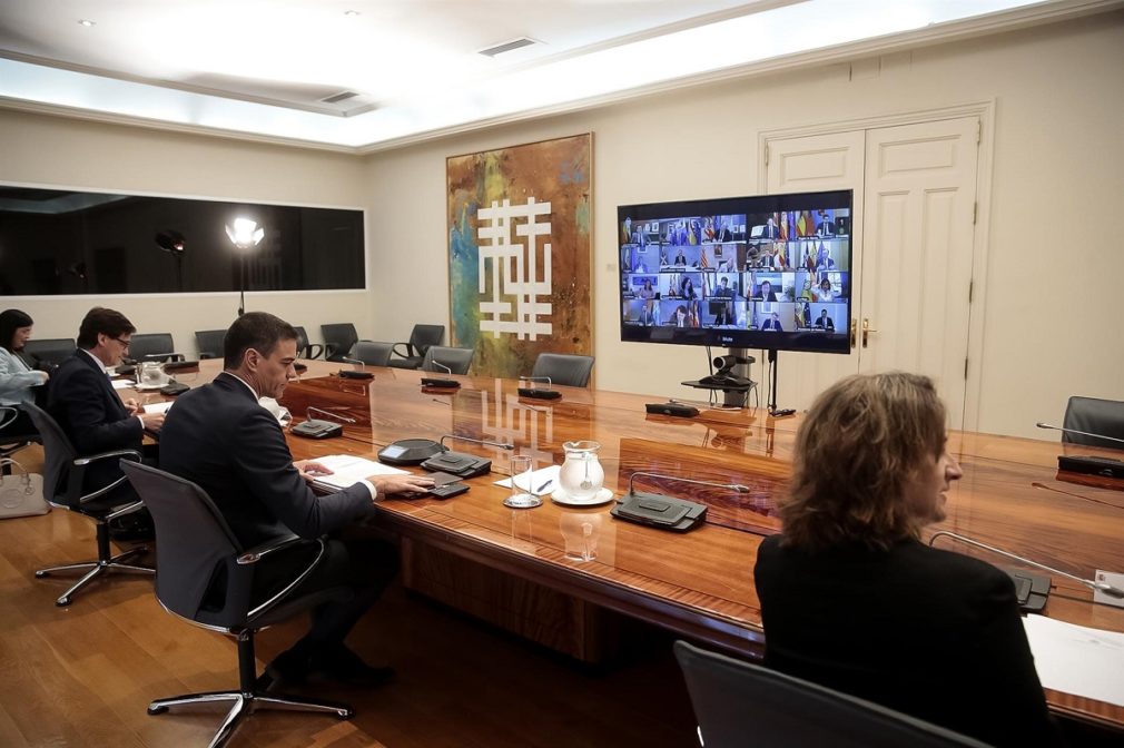 pedro sanchez videoconferencia