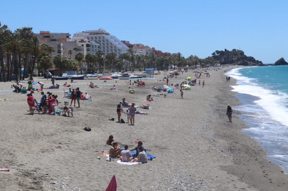 AMBIENTE PLAYA SAN CRISTOBAL ESTE SABADO 13 JUNIO 20