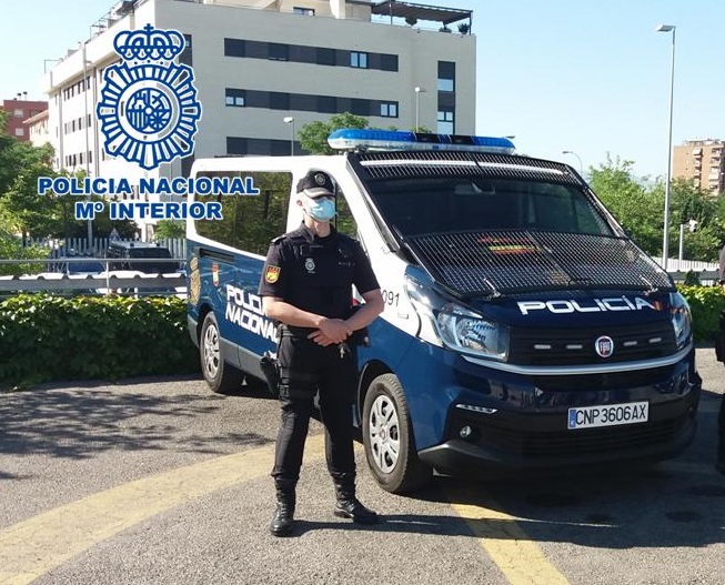Policía nacional en Granada -