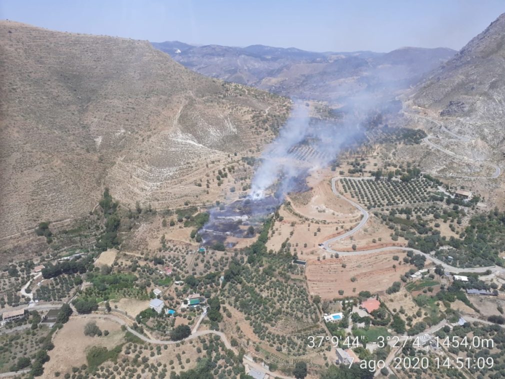 incendio guejar sierra